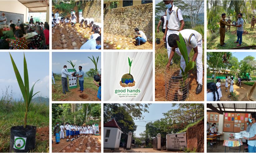 Series of programs conducted at Panvila Rajasinghe Central College,Central Province to spread the concept of“Coconut Seedling from a Coconut Seed” throughout Sri Lanka