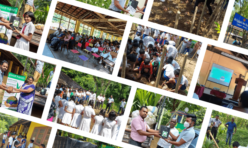 “First Step for coconut cultivation from school”Series of programmes held at Dullewa Maha Vidyalaya.