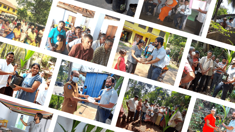Series of GHI programmes carried out at Dunkumbura village for the promotion and safety of coconut cultivation.