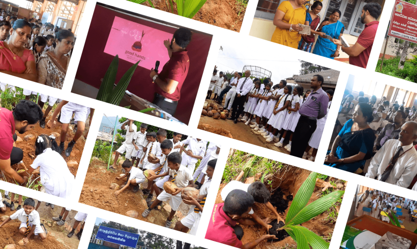 “First step from school to coconut cultivation” The 8th stage of demonstrating and disseminating information about coconut cultivation centred around schools held at the Ma/Imbulpitiya Maha Vidyala, Karagahahinna.